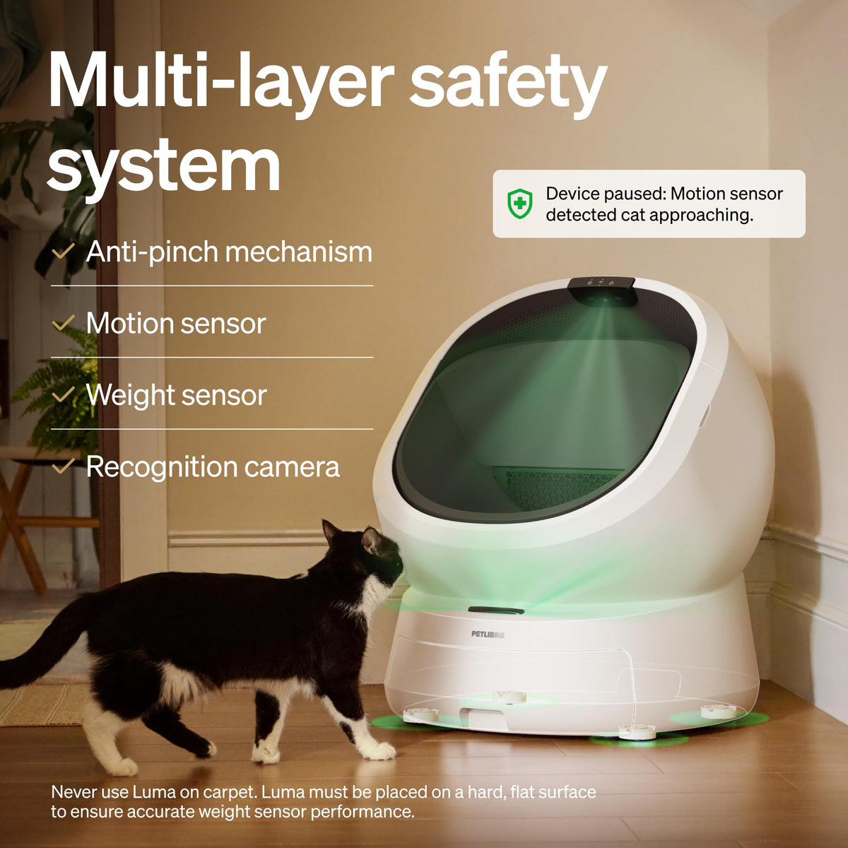 Automatic Self Cleaning Litter Box with AI Camera K54032