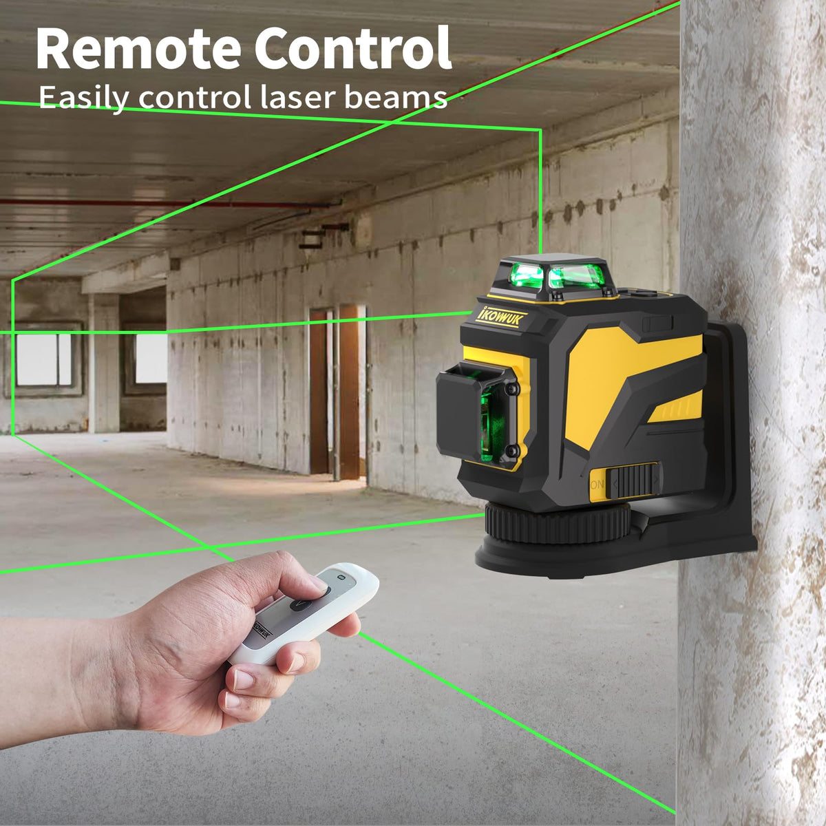 Laser Level with 12 Green Lines E813