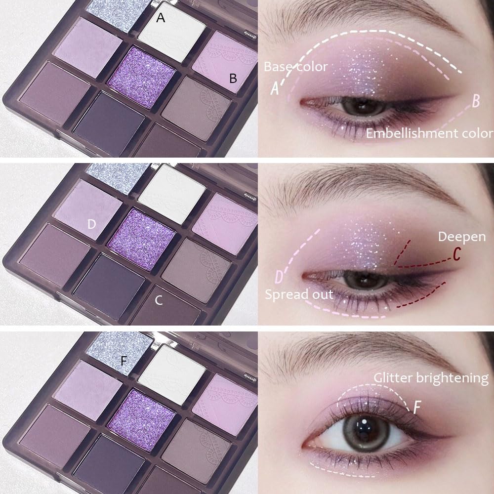 9 Colors Eye Shadow Palettes Makeup S392