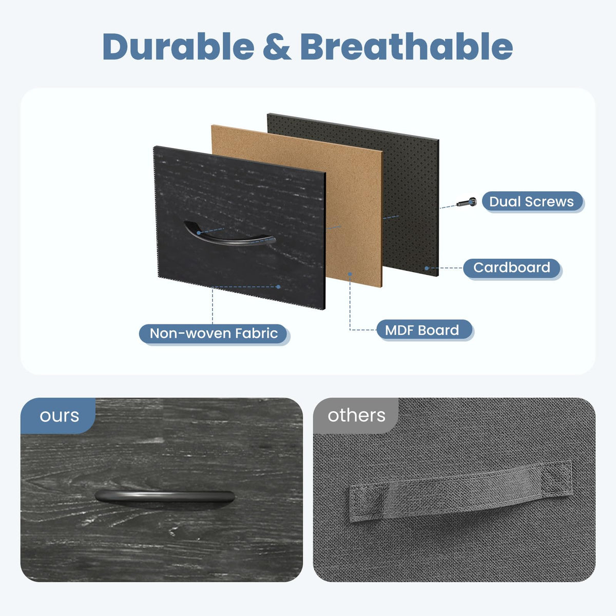 8 Fabric Drawer Dresser U49545