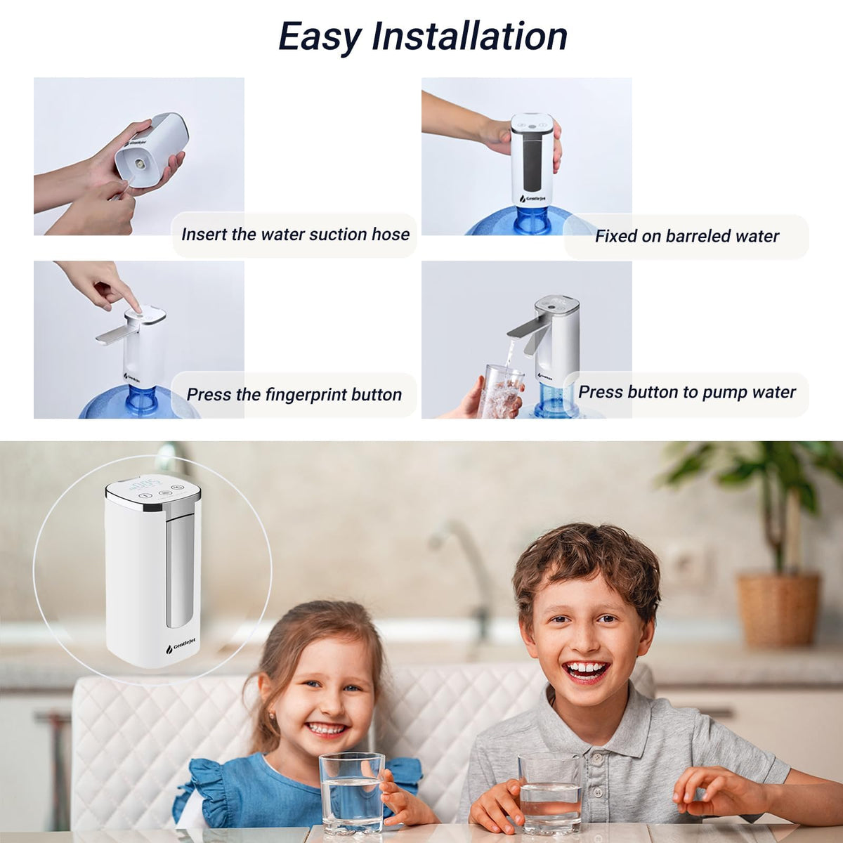 Automatic Water Dispenser Pump for 5 Gallon Bottle W46747