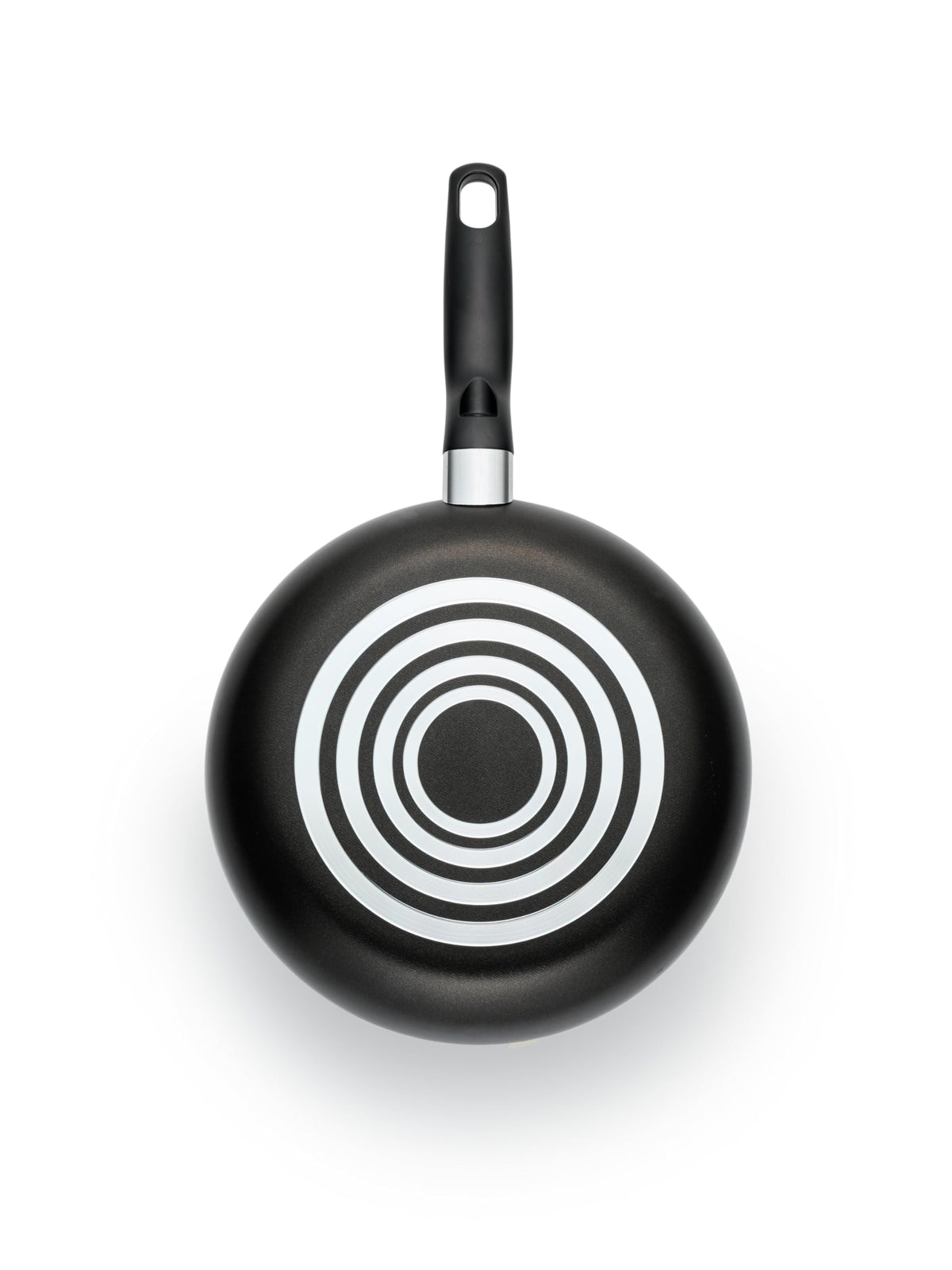 Nonstick Fry Pan Set 3 Piece, 8, 9.5, & 12 Inch, Dishwasher Safe, Black Y483836