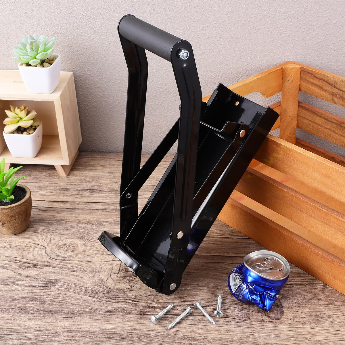Heavy Duty Stainless Steel Wall Mounted Can Crusher Z4504