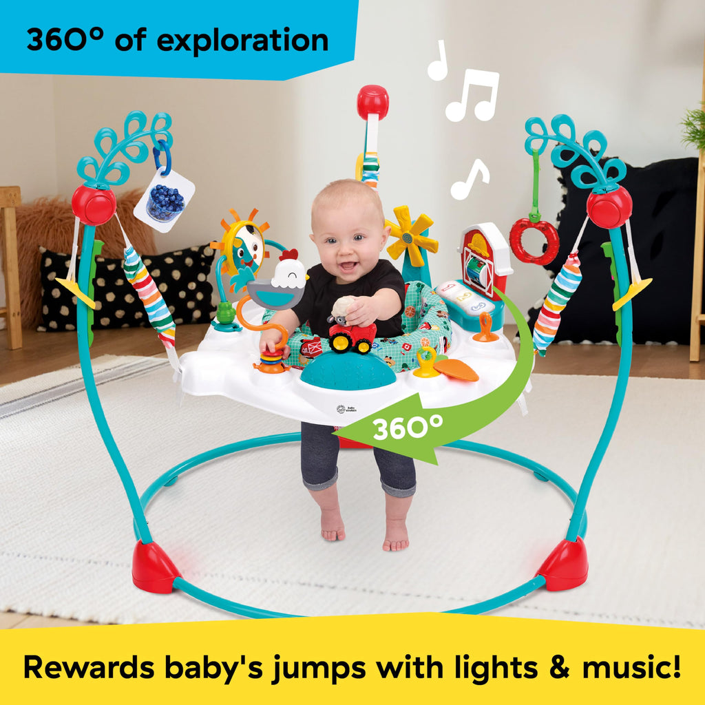 2-in-1 Baby Jumper Activity Center with Lights & Sounds H62227
