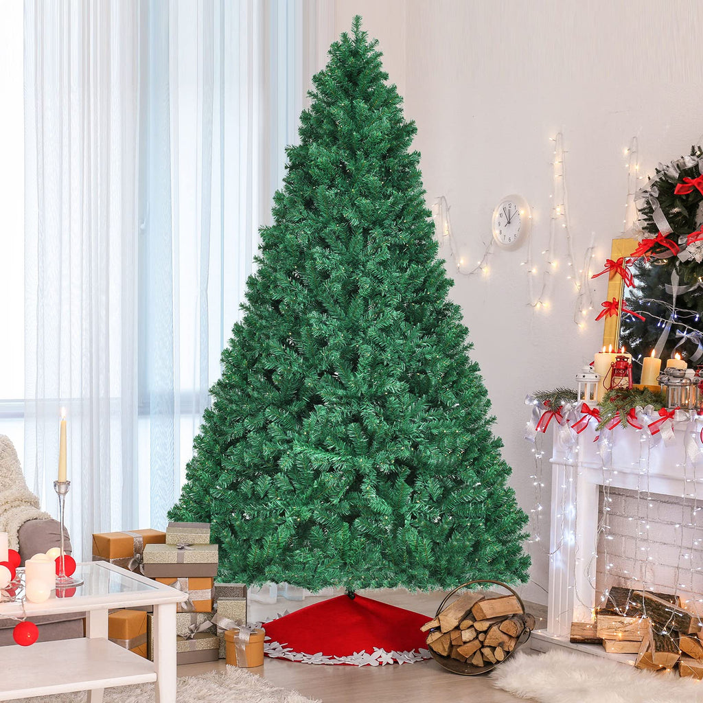 8ft Prelit Artificial Christmas Tree with 430 Warm White LED Lights D117