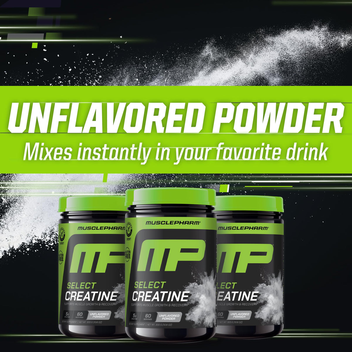 Creatine Monohydrate Powder 60 Servings D600
