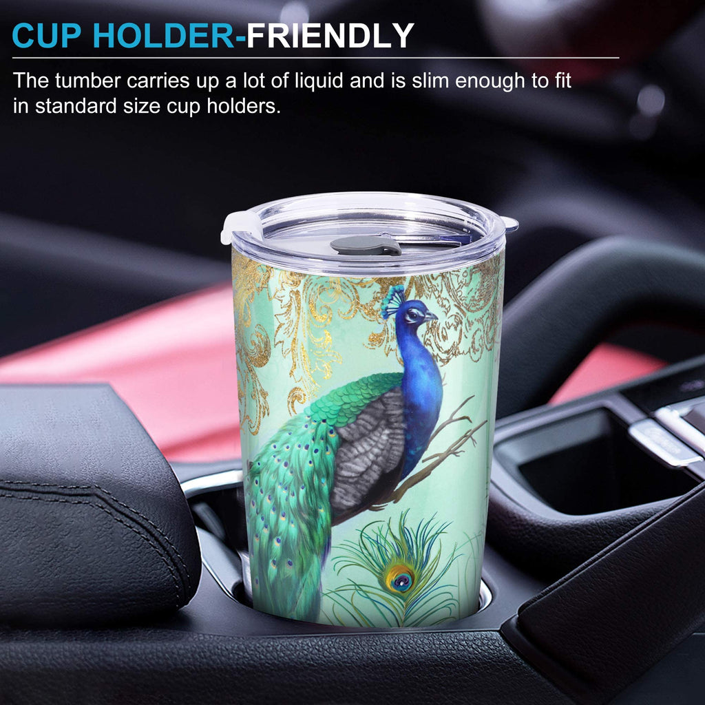 20 oz Insulated Stainless Steel Tumbler with Straw Lid G2746