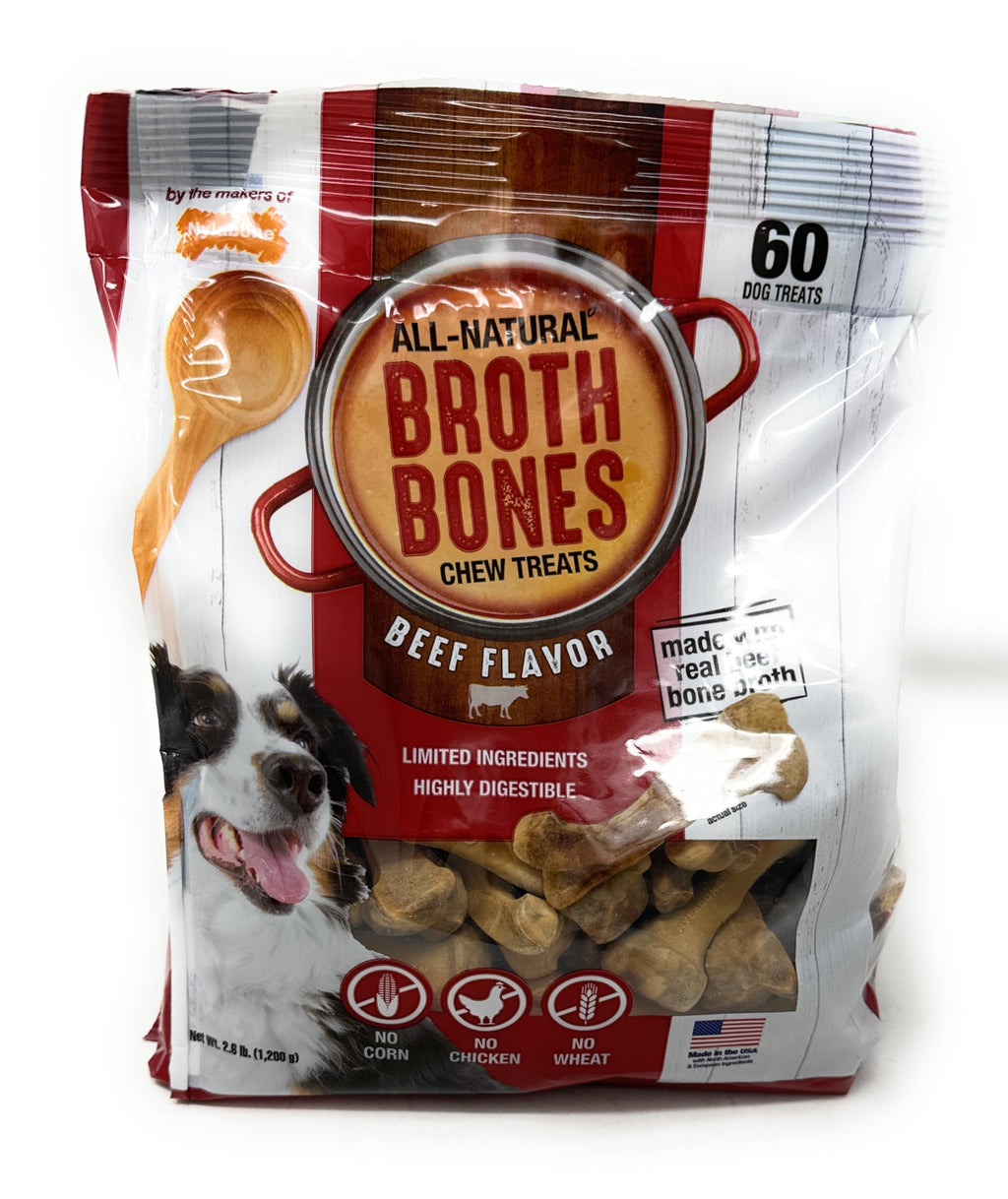 Beef Broth Bones for Dogs 60 Count E969