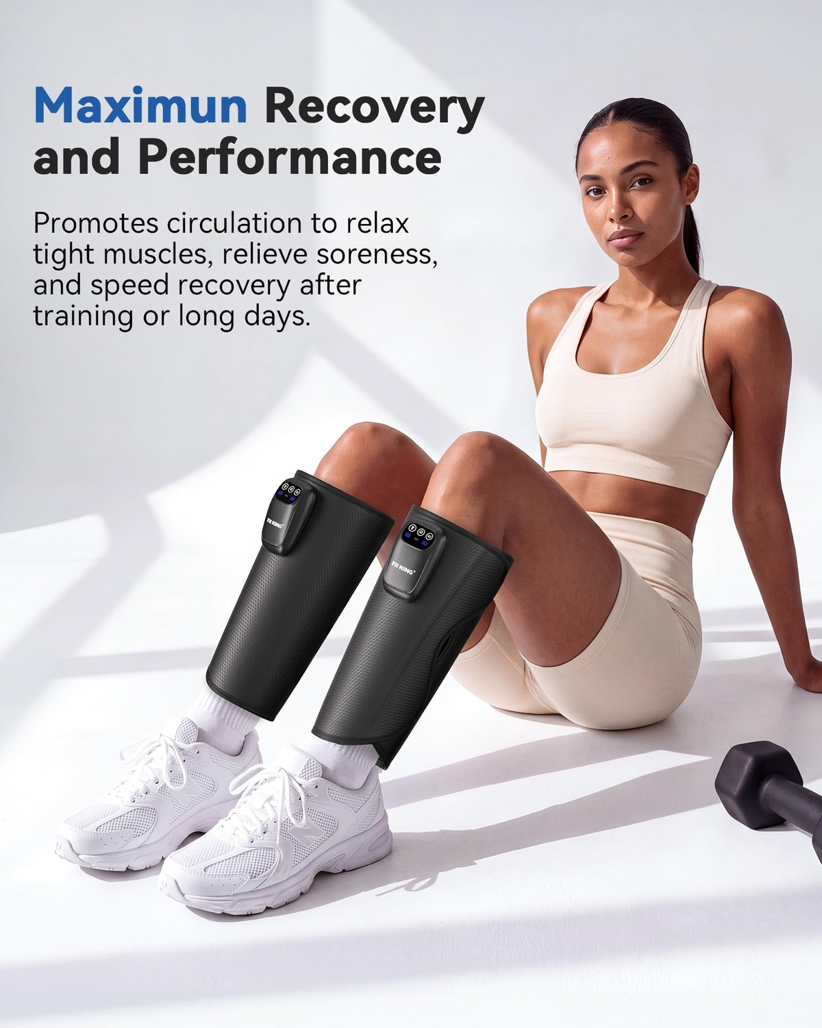 Cordless Rechargeable Leg Compression Massager P61269
