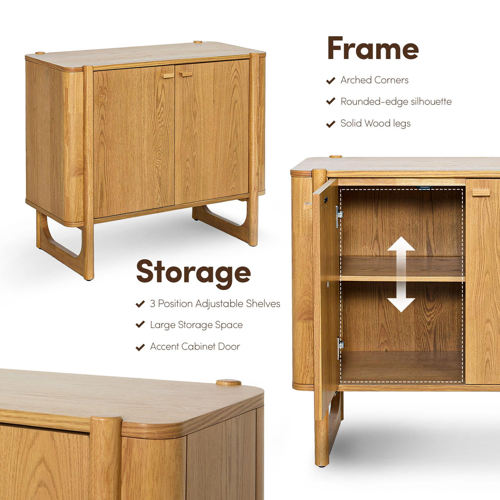Solid Wood Accent Cabinet & Media Console C9481