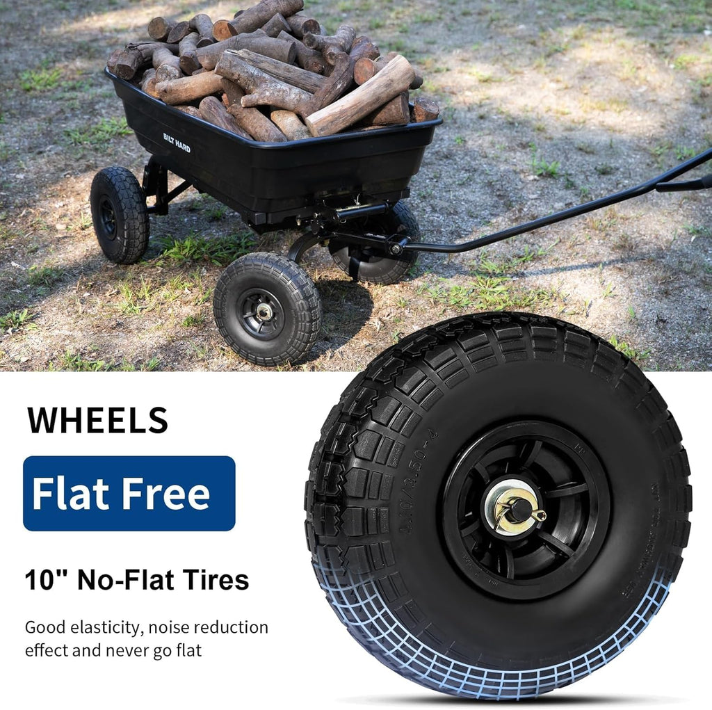 Poly Garden Dump Cart 600 lbs 4 Cu Ft N63696
