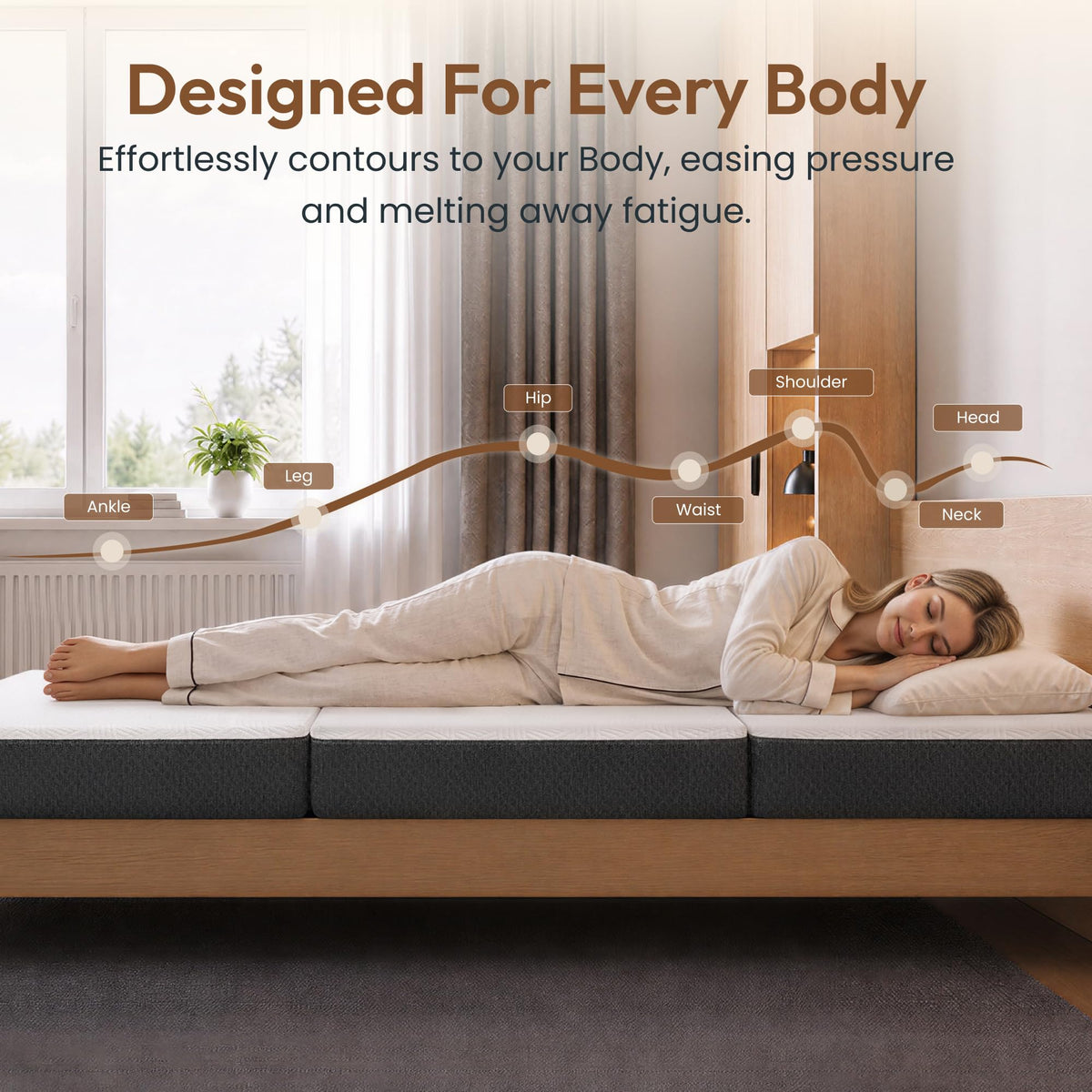 6" Full Tri-Fold Mattress I4381