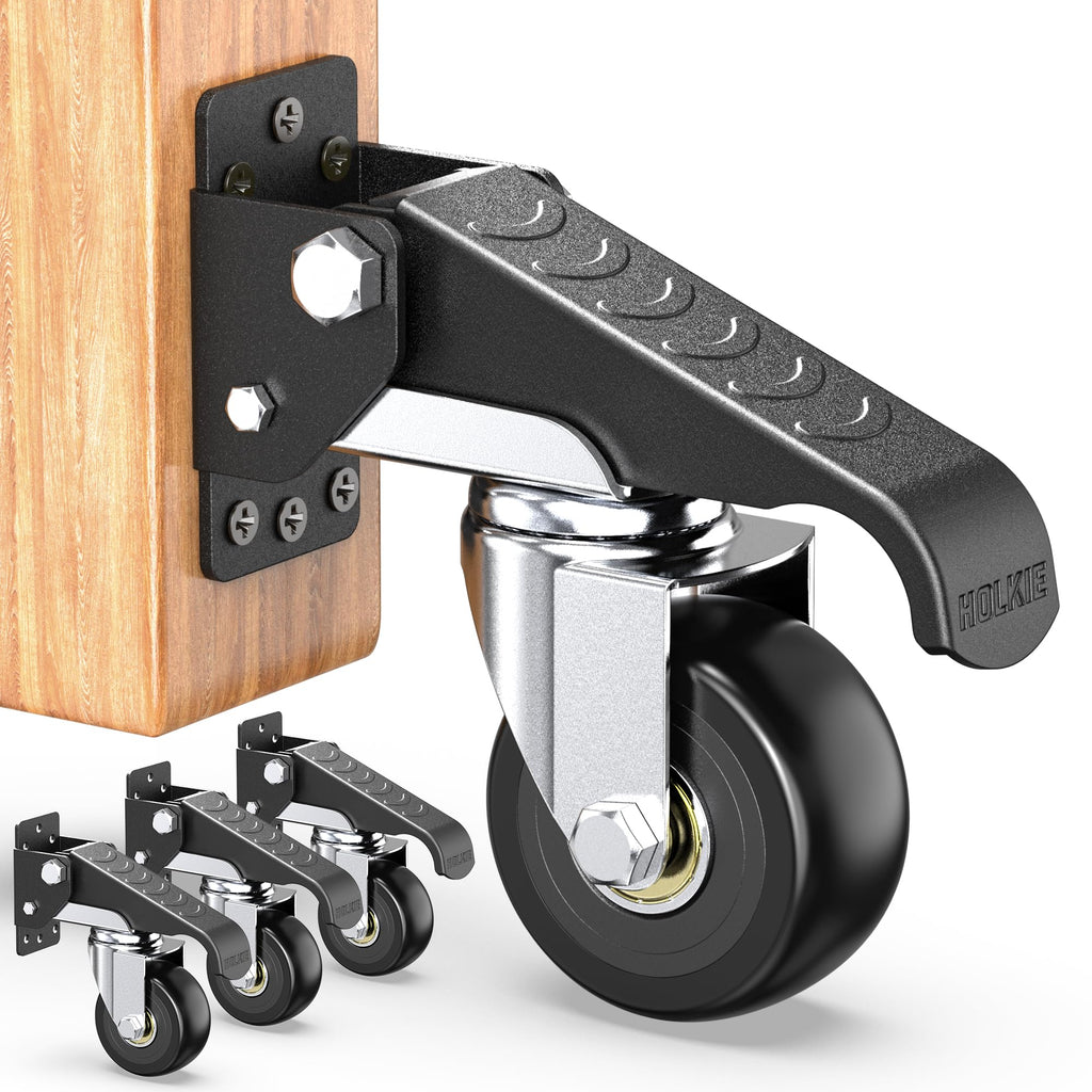 Heavy Duty Retractable Casters 700 lbs 4 Casters M163