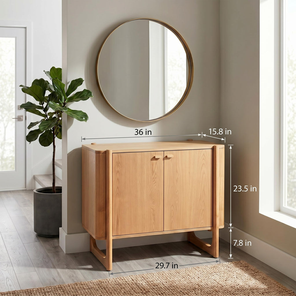 Solid Wood Accent Cabinet & Media Console C9481
