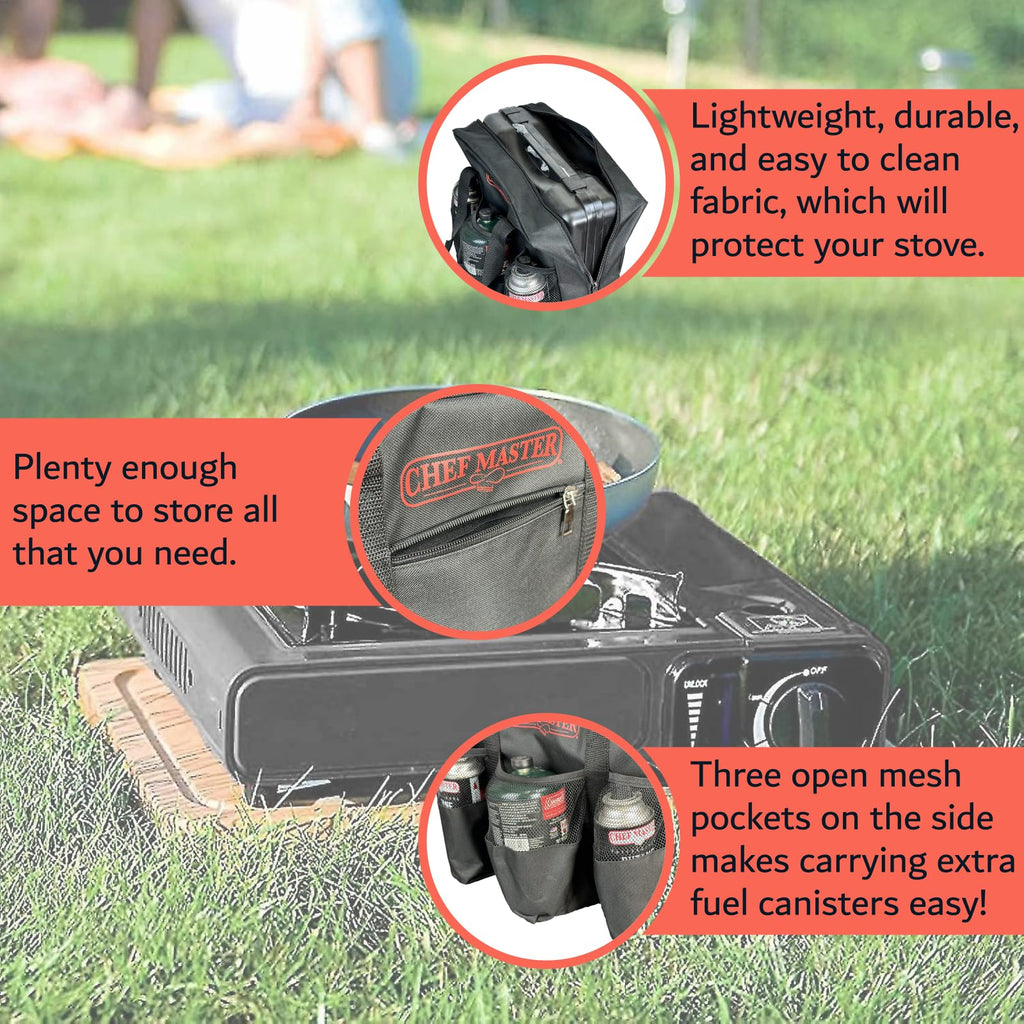Camp Stove Carry Bag Multi-Pocket Y382224