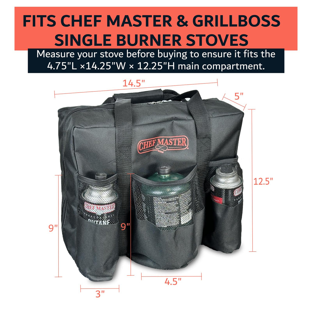 Camp Stove Carry Bag Multi-Pocket Y382224