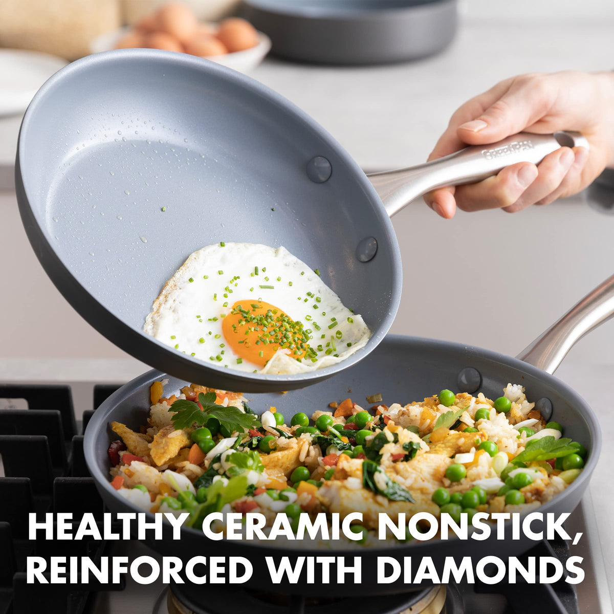 Hard Anodized Ceramic Nonstick 12 Piece Cookware Set N590