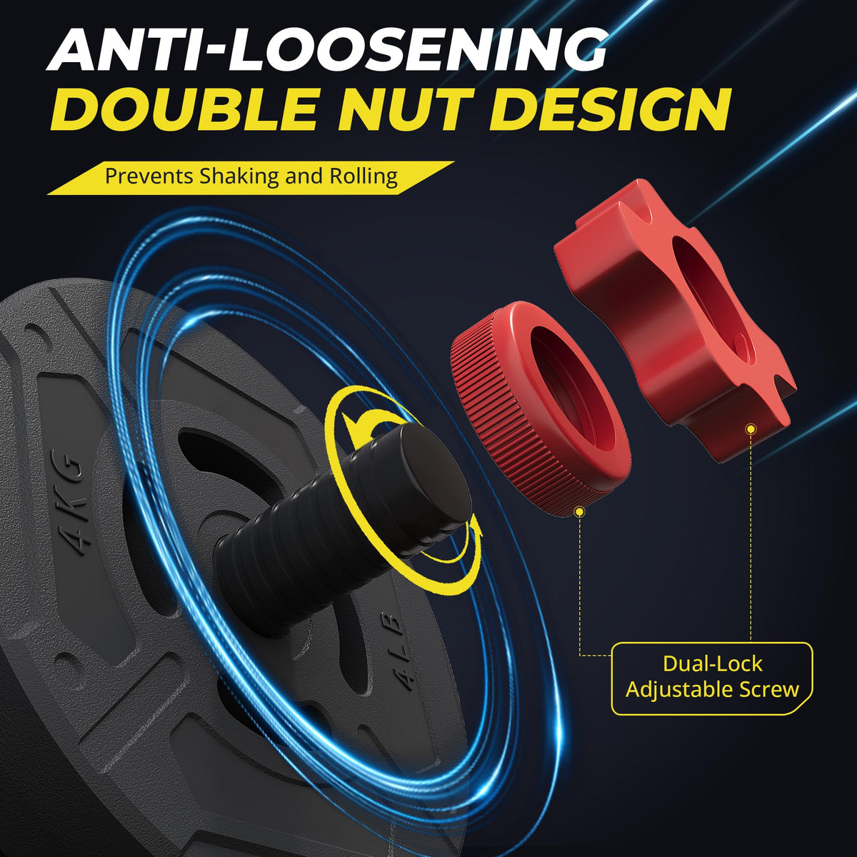 Adjustable Dumbbell Set with Connector B53001