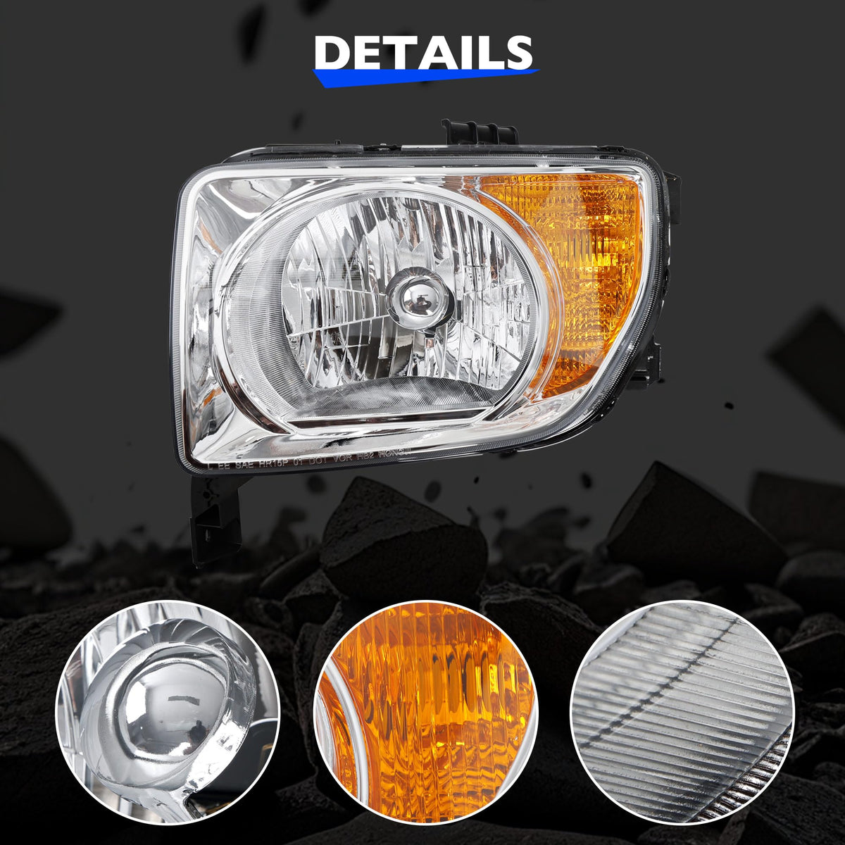 Halogen Headlight Assembly J4028