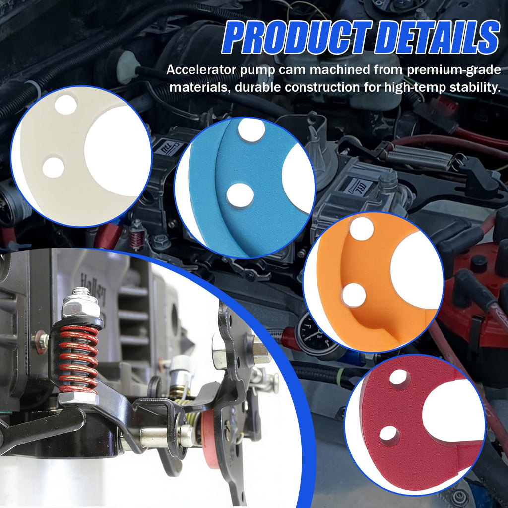 8-Piece Accelerator Pump Cam Assortment Kit G269