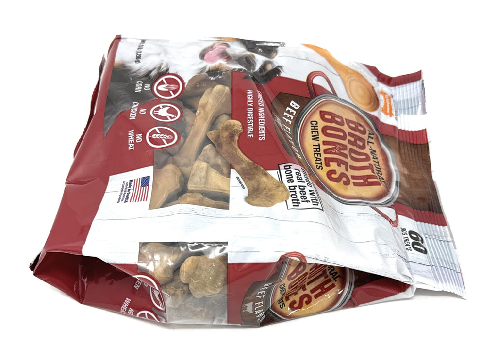 Beef Broth Bones for Dogs 60 Count E969