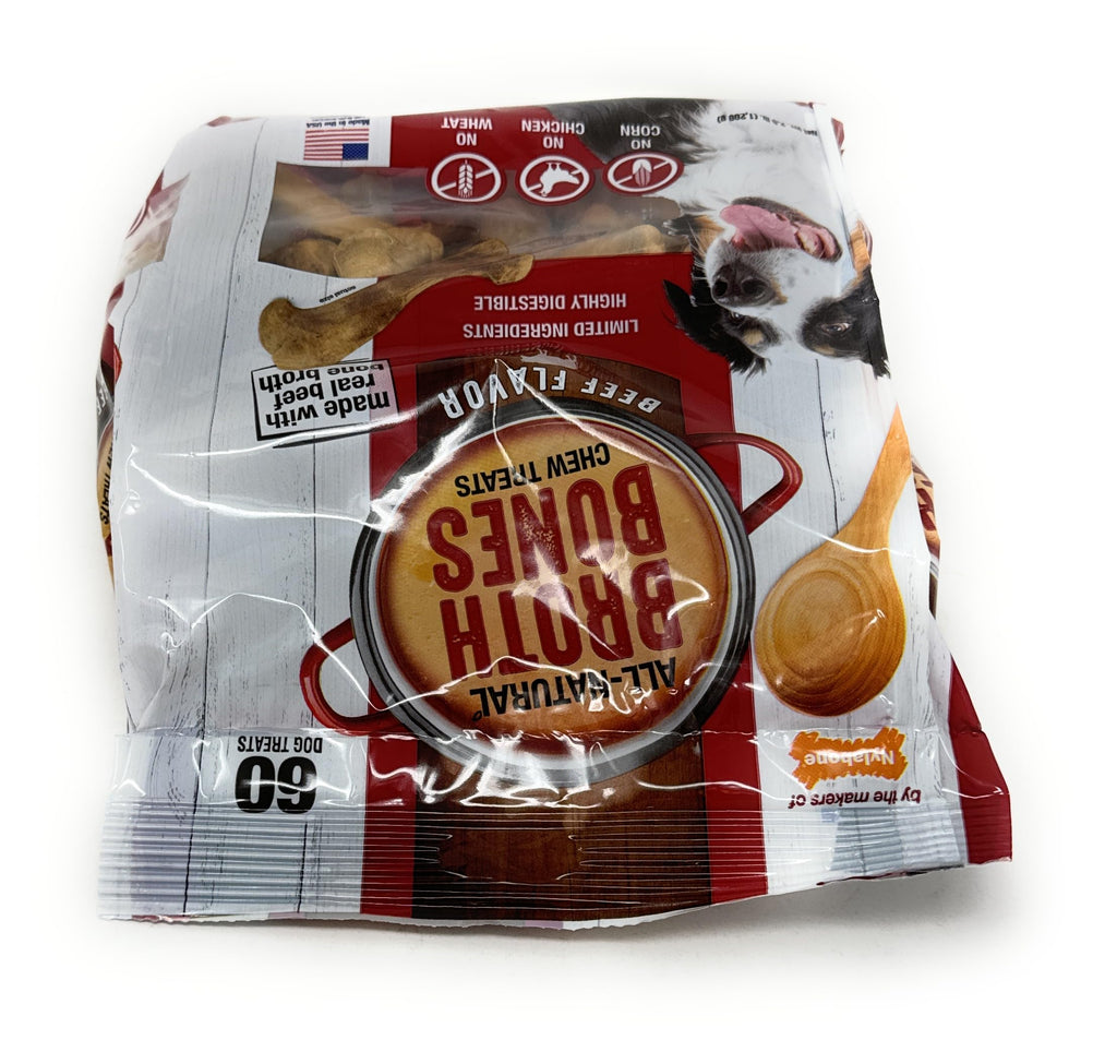 Beef Broth Bones for Dogs 60 Count E969