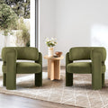 Modern Green Upholstered Accent Chair A469009