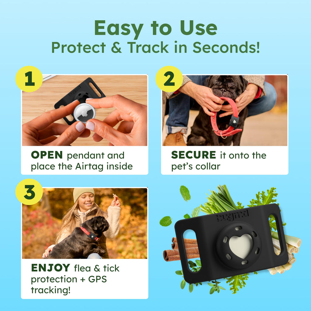 Flea and Tick Prevention Pendant for Dogs V15489