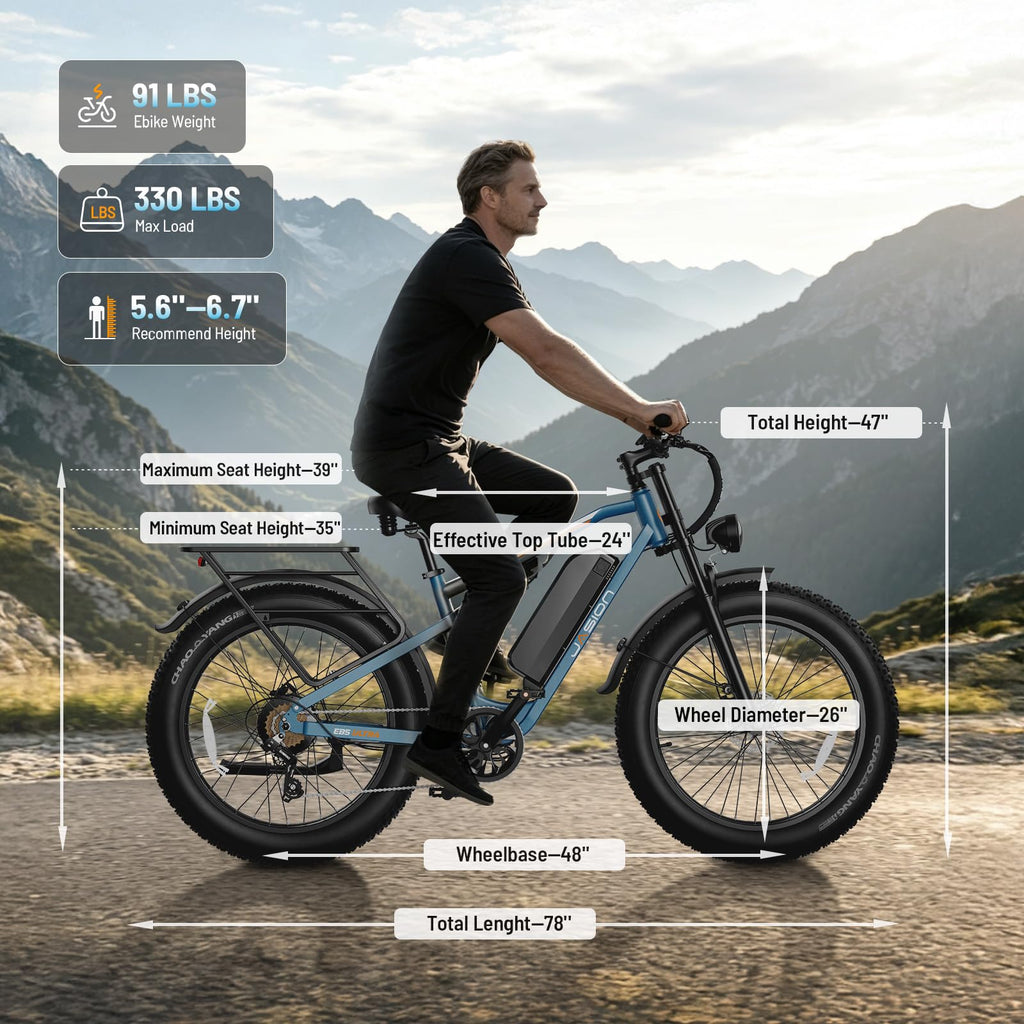 Electric Bike 2500W Peak Motor 1040Wh Battery N31112