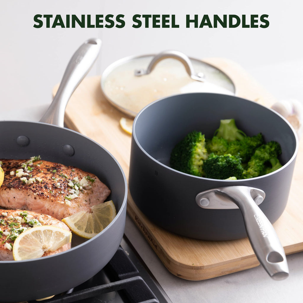 Hard Anodized Ceramic Nonstick 12 Piece Cookware Set N590