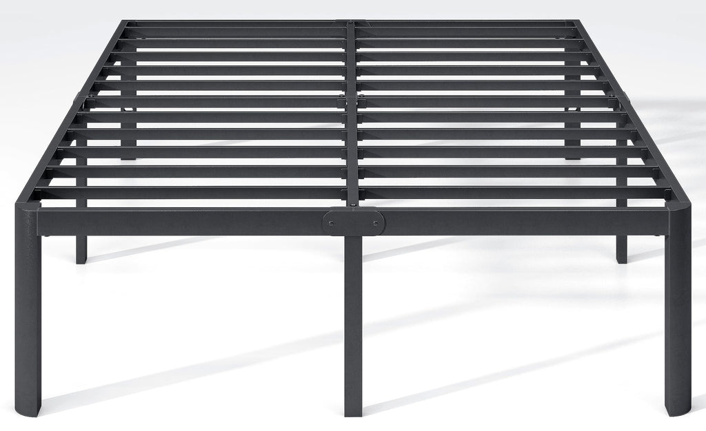 14 Inch Queen Size Black Metal Platform Bed Frame V491252