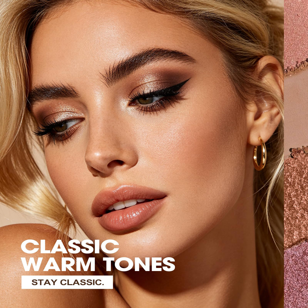 Baked Eyeshadow Palette, Matte & Shimmer N3674