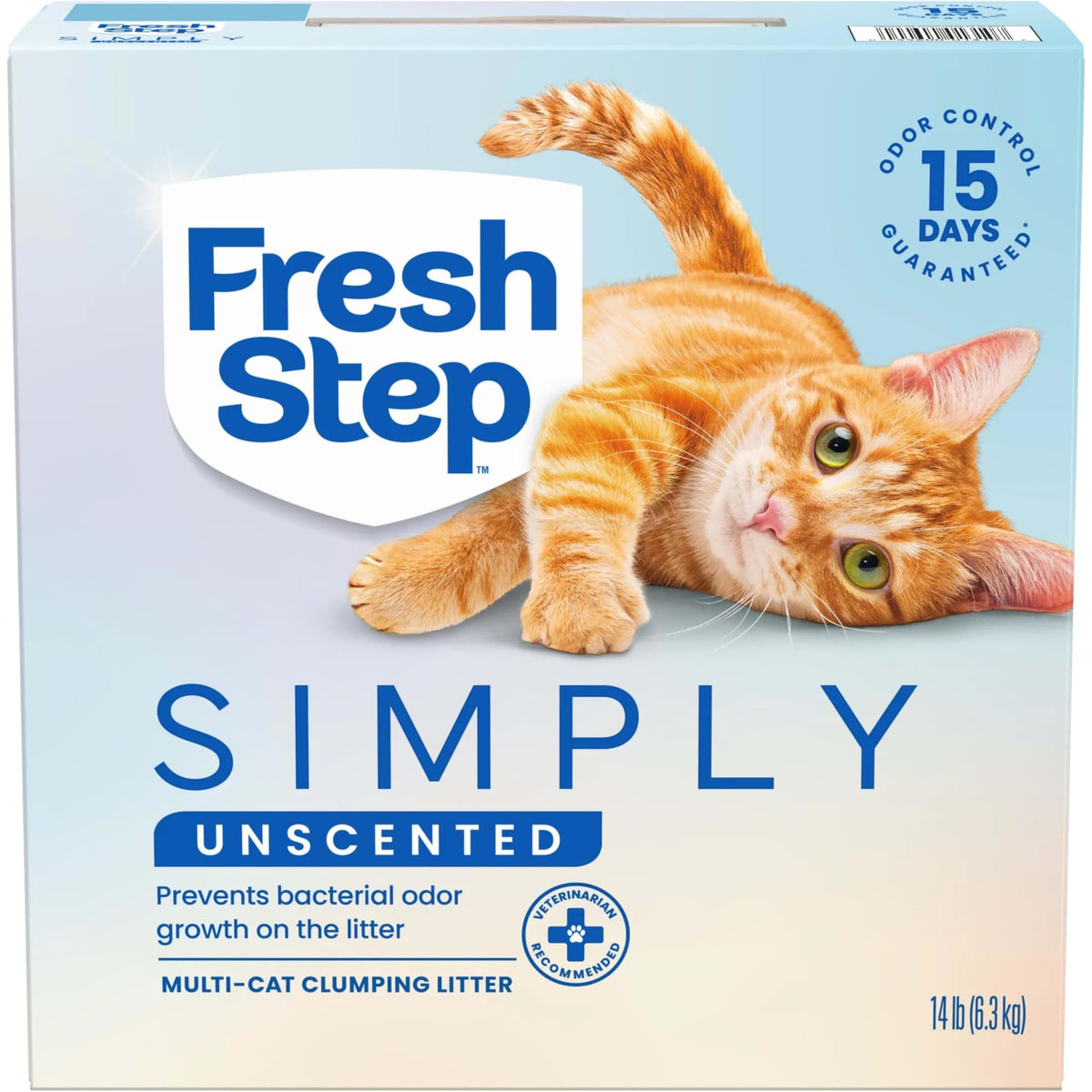Unscented Clumping Cat Litter with Activated Charcoal, 14 lb D537