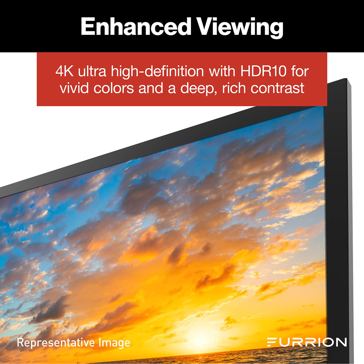 55-Inch 4K Weatherproof Outdoor Smart TV with HDR10 F192673