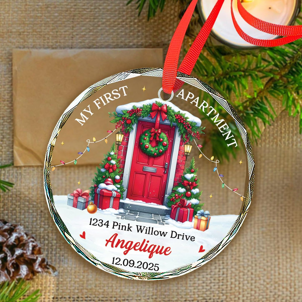 Glass Ornament Christmas 2026 X19191
