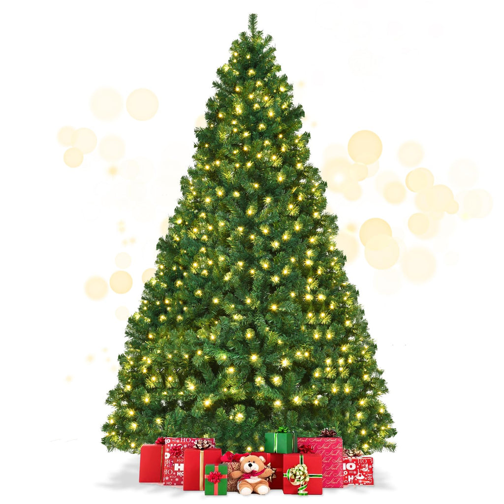 8ft Prelit Artificial Christmas Tree with 430 Warm White LED Lights D117