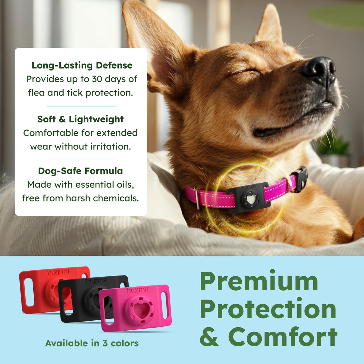 Flea and Tick Prevention Pendant for Dogs V15489