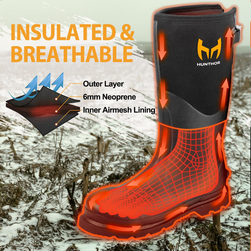 Steel Toe Rubber Work Boots P83843