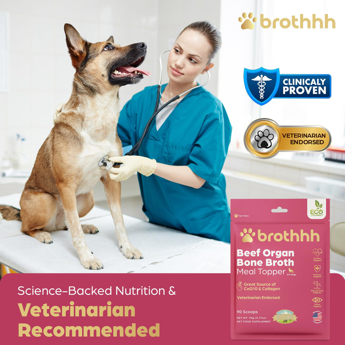 Beef Organ Bone Broth Meal Topper for Dogs L42770