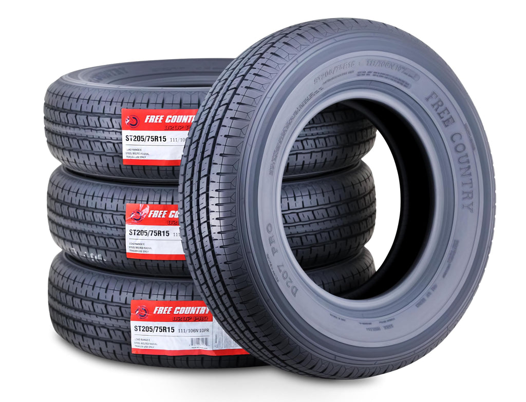 ST205/75R15 Trailer Tires Set of 4 J40899