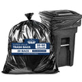 55 Gallon 20 Black Heavy Duty Trash Bags O440
