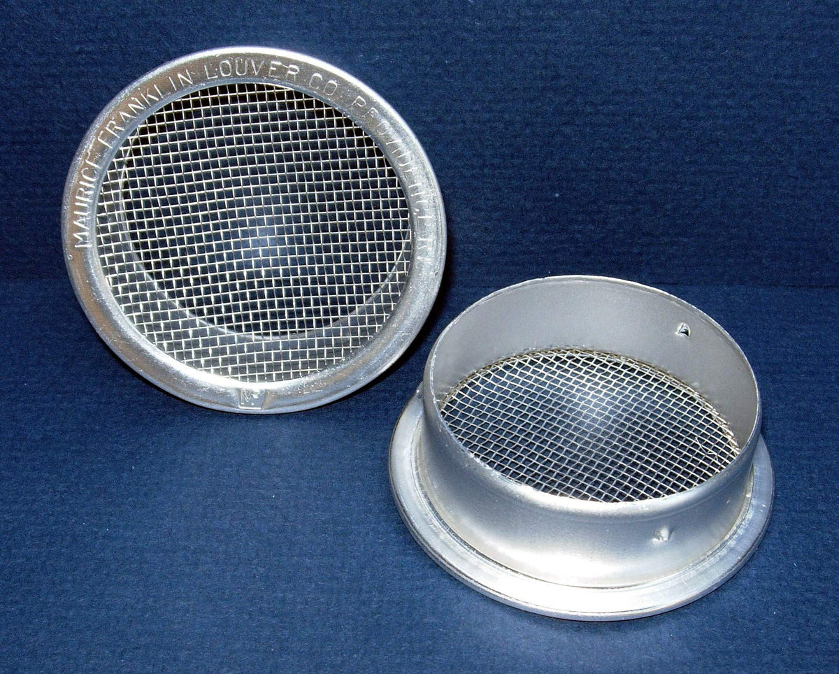 Aluminum 3-Inch Open Screen Vent 4 Pack F84670