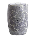 Ceramic Drum Garden Stool Side Table D417352