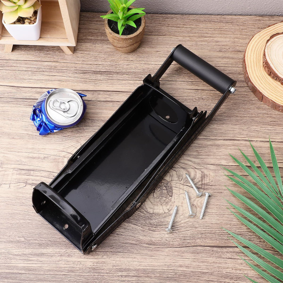 Heavy Duty Stainless Steel Wall Mounted Can Crusher Z4504
